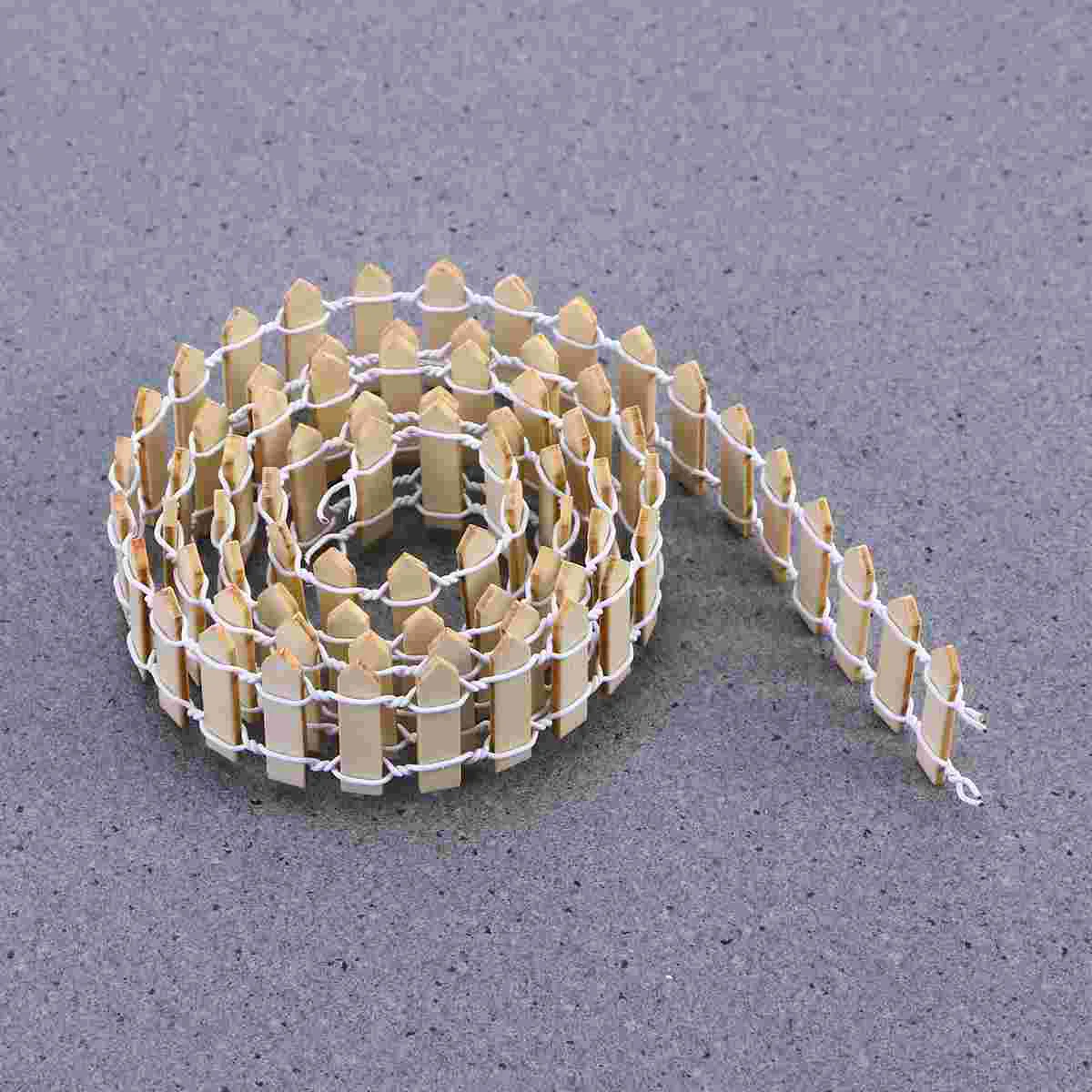 

Fence Garden Picket Mini Wood Miniature Tree Christmasdecorations Decoration Smalldecorative White Housecrafts Border Micro Farm