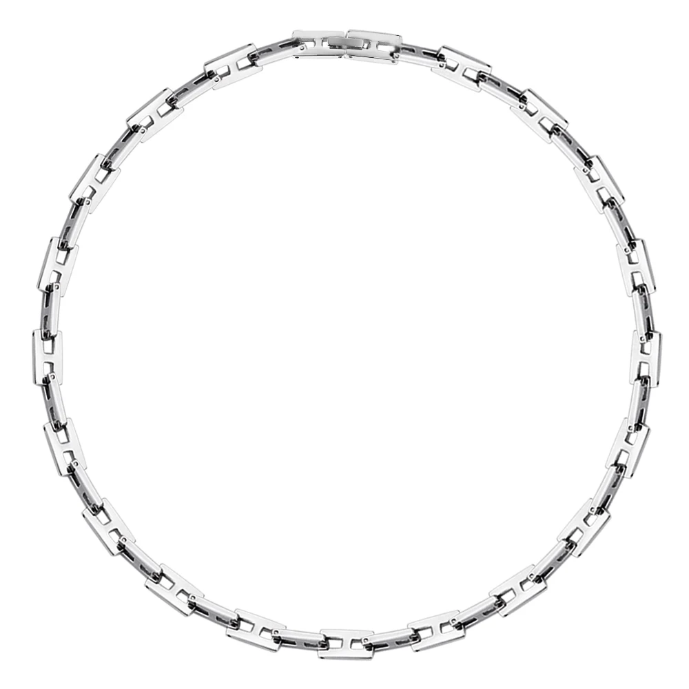 Ожерелье-цепочка Wollet из нержавеющей стали для мужчин и женщин ожерелье