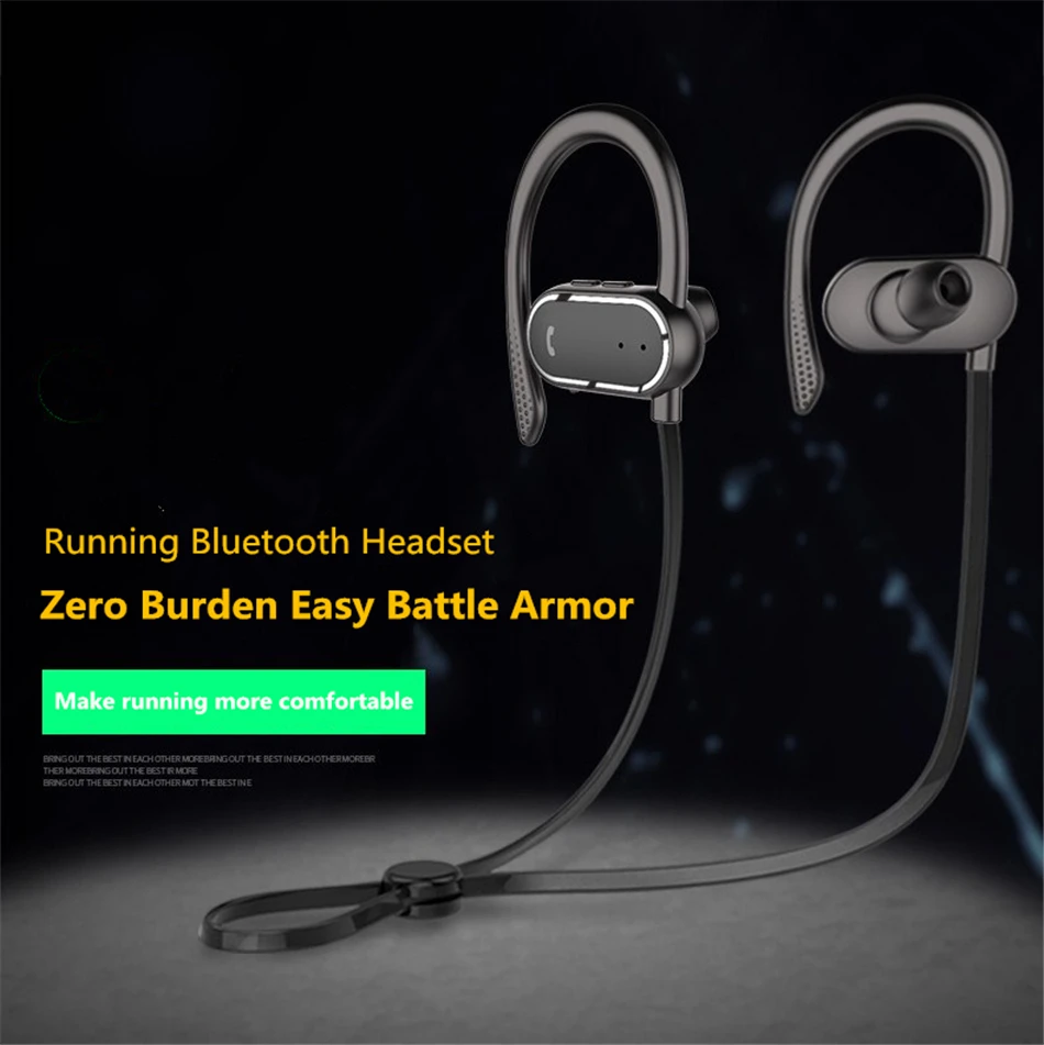 

2022 S9 IPX7 waterproof Wireless Bluetooth Headset smart step sport Bluetooth earphone Earbuds 4.1 with HD mic for phones