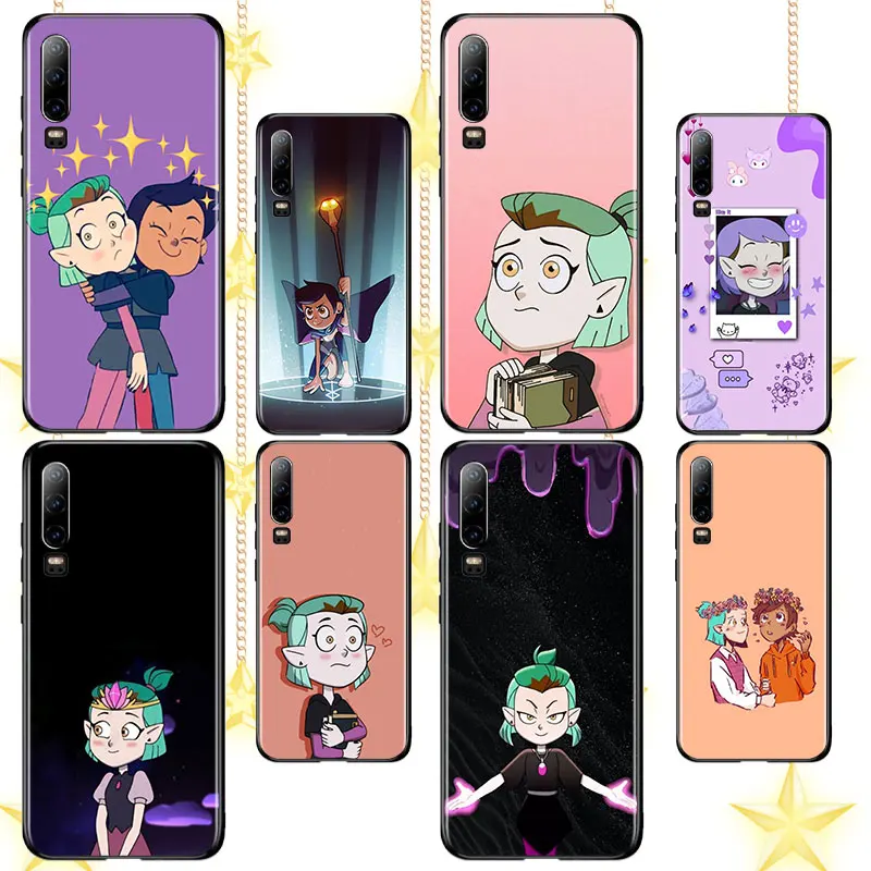 

Pretty Magic House For Huawei P10 P20 P30 P40 P50 lite Pro lite E P Smart 2019 Z 2021 2018 2020 Black luxury Silicone Phone Case