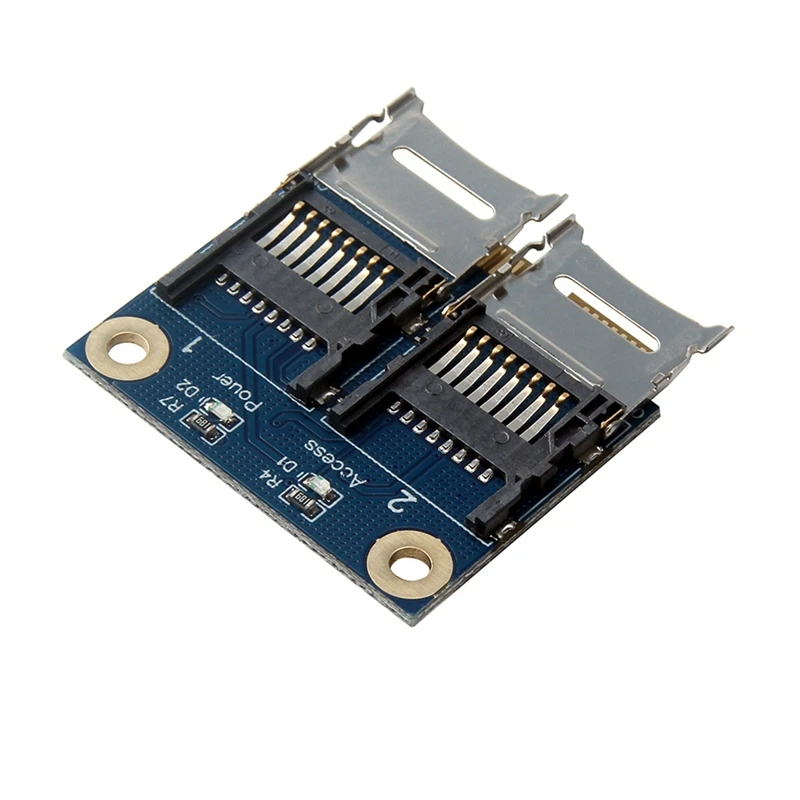 Мини-адаптер Pci-E 2 SSD HDD для ноутбука двойной Micro- SD SDHC SDXC TF Mini Pcie устройство чтения