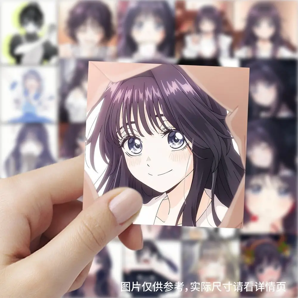 Фото Tsumugi Rintaro аниме наклейка Kaoru Hana Wa Rin To Saku канцелярские наклейки мультфильм справочник водонепроницаемые школьные принадлежности для студентов №1
