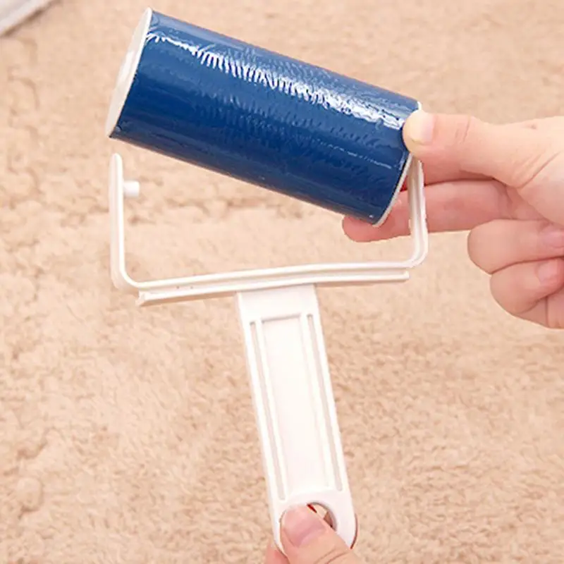 Многоразовый валик для удаления пыли одежды портативный липкий волос моющаяся