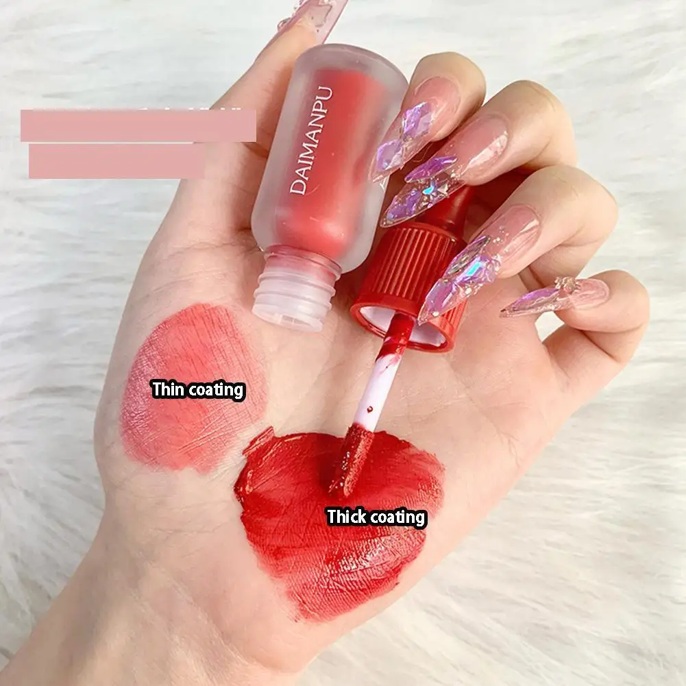 

6 Colors Ink Velvet Matte Dyeing Lip Gloss Moisturizer Long Liquid Lip Lipstick Non-Stick Lasting Lipstick Cup Tint Waterpr P3O5