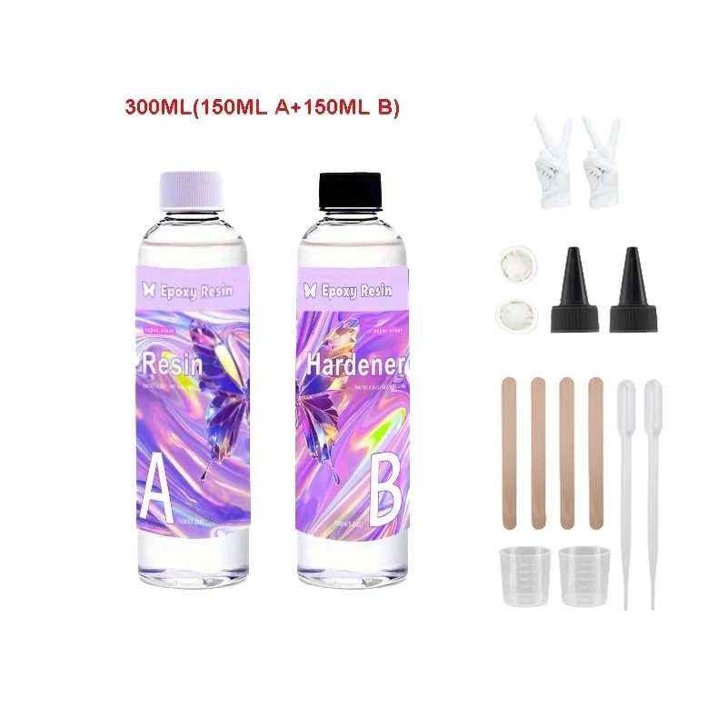 Эпоксидная смола прозрачная 1:1 для поделок