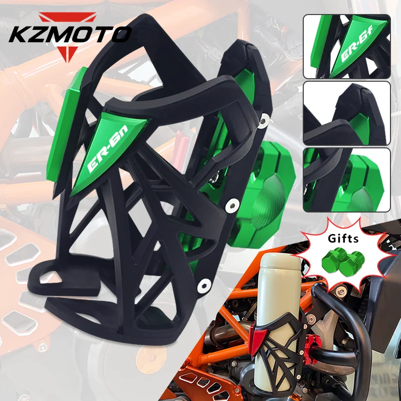 

Для Kawasaki ER-6N ER6N ER6F ER4N ER4F аксессуары для мотоциклов подставка для бутылок для напитков держатель для стаканов кронштейн
