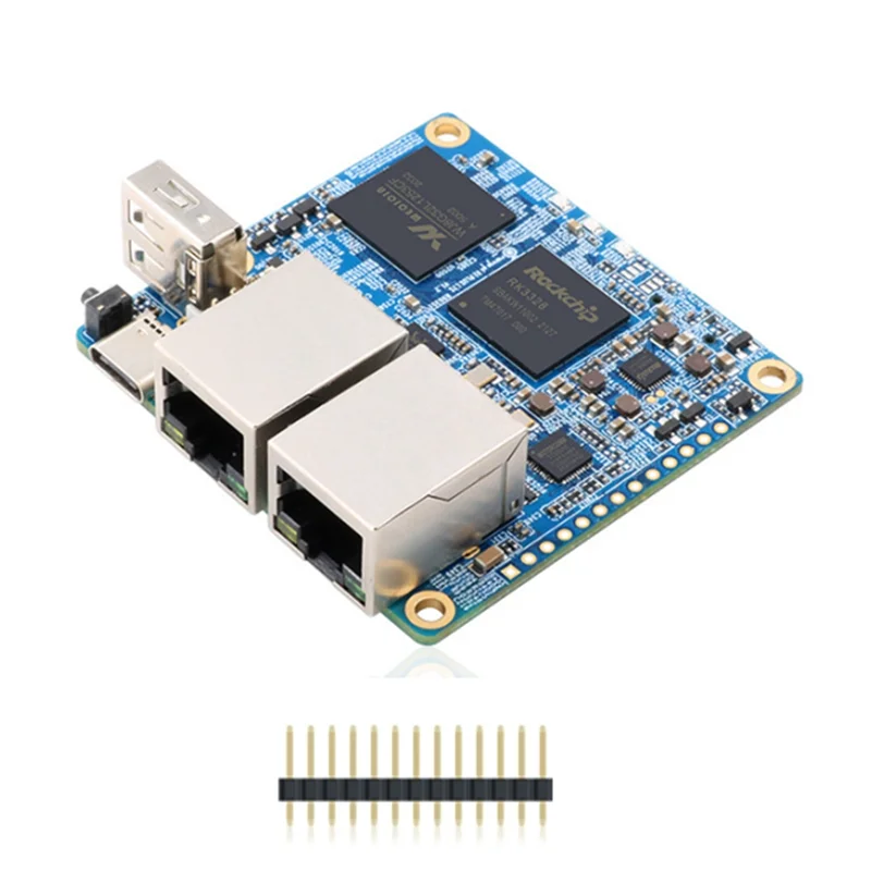 

For Orange Pi R1 Plus LTS RK3328 Cortex-A53 Quad-Core 64-Bit 1GB LPDDR3 Development Board Dual Gigabit Ethernet Ports