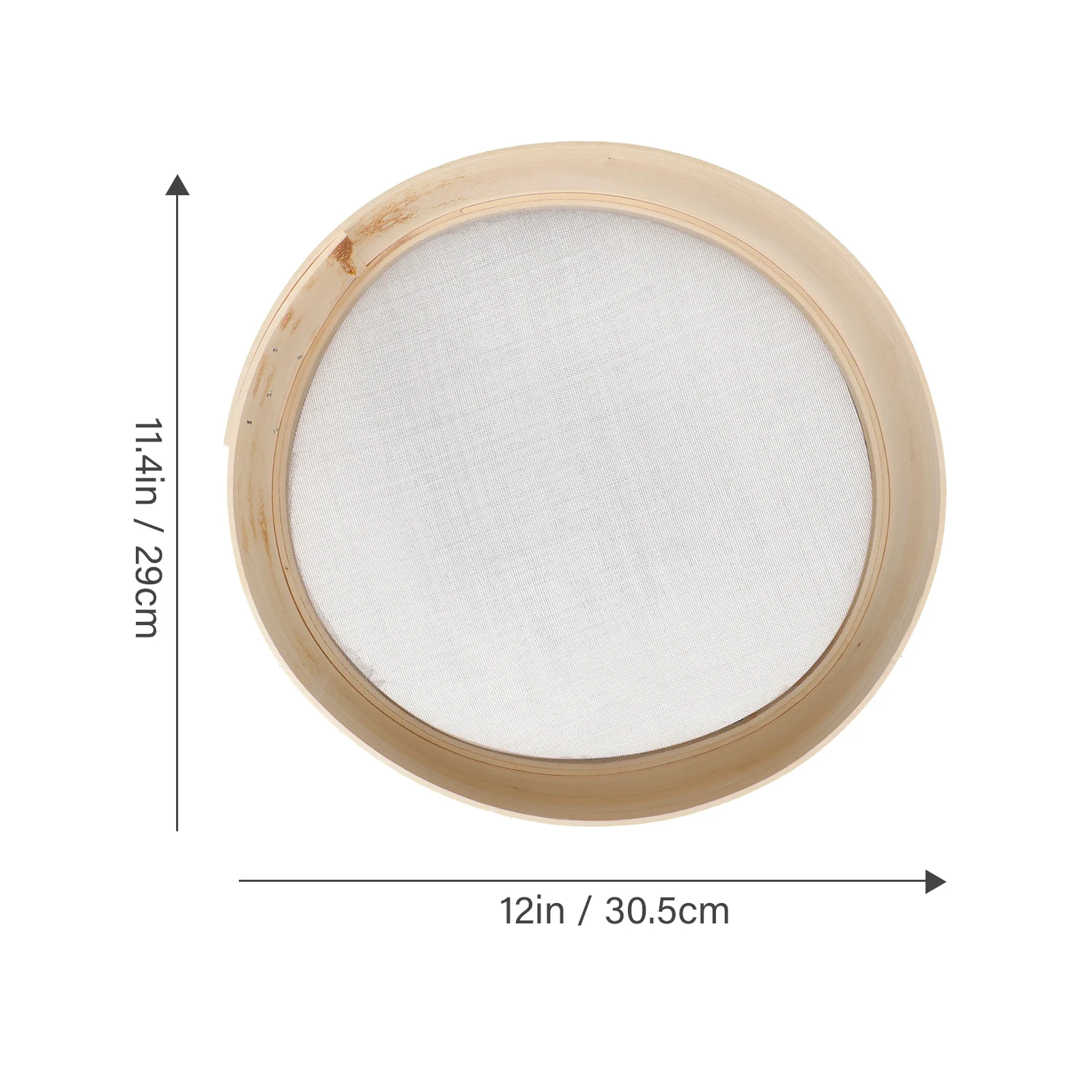 

Bamboo Sieve Fine Mesh Flour Sifter Restaurant Baking Straining Practical Strainer