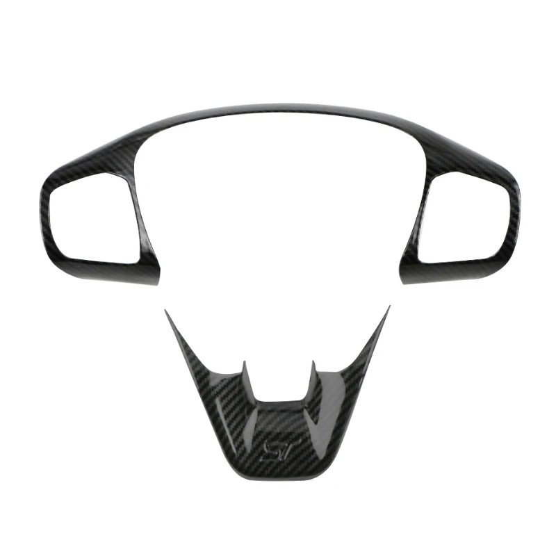 

Декоративная накладка на руль для Ford Focus Mk4 2019-2022 ST Line, блестящая, для автостайлинга