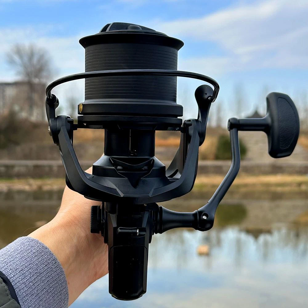 GHOTDA Большие безынерционные спиннинговые катушки для рыбалки 8000 9000 10000 12000 14000