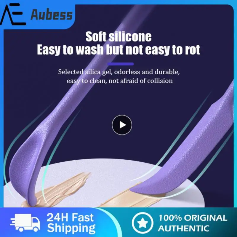 

1PCS Makeup Tools Mini Scraper Set No Waste Cosmetics Silicone Spatula Silicone Double-end Scraper Cosmetics Jar Bottle Scraper