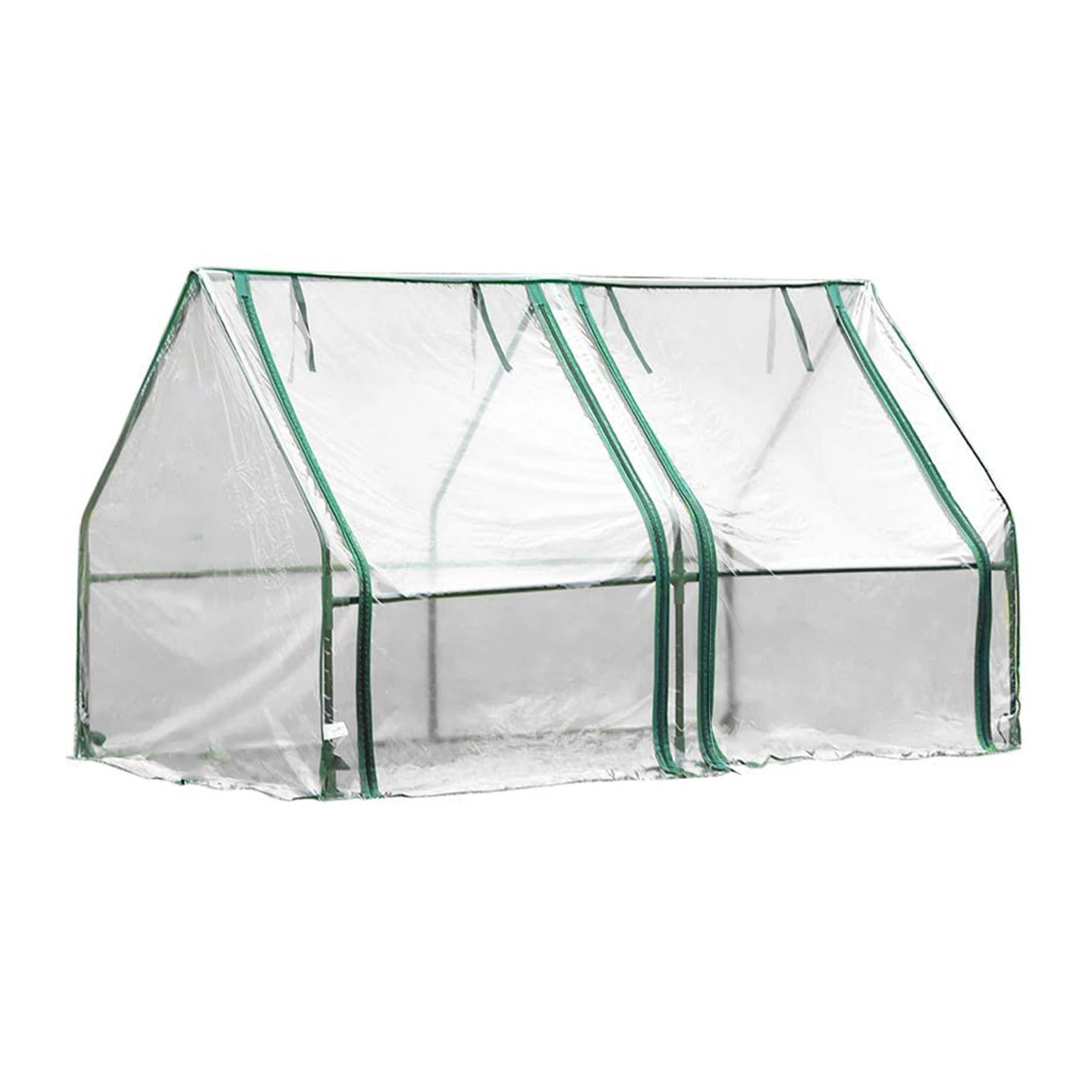 

Portable Grow Tunnel Cover Outdoor Green House Grow Tunnel With Roll-Up Doors Rain-Proof Insulation Room Greenhouse Accessories