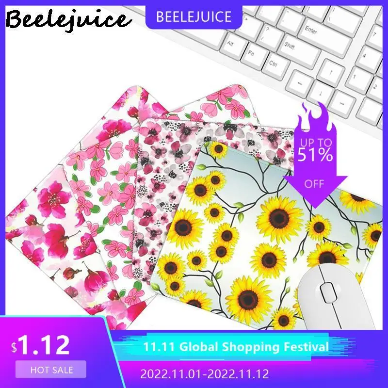 

Flowers Sunflowers Mouse Pad Desk Pad Laptop Mouse Mat for Office Home PC Computer Keyboard Cute Mouse Pad Rubber Desk Mat