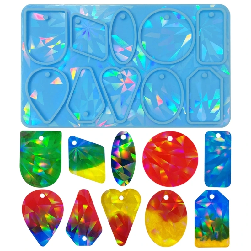 

Silicone Mold for DIY Keychain Necklace Charm Epoxy Resin Jewellery Making