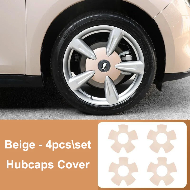 

4 шт. крышка ступицы ORA 03 для автомобилей Great Wall Ora Funky Cat, сменная крышка ступицы, полная крышка обода, аксессуары, колпаки для колес 2023 2024