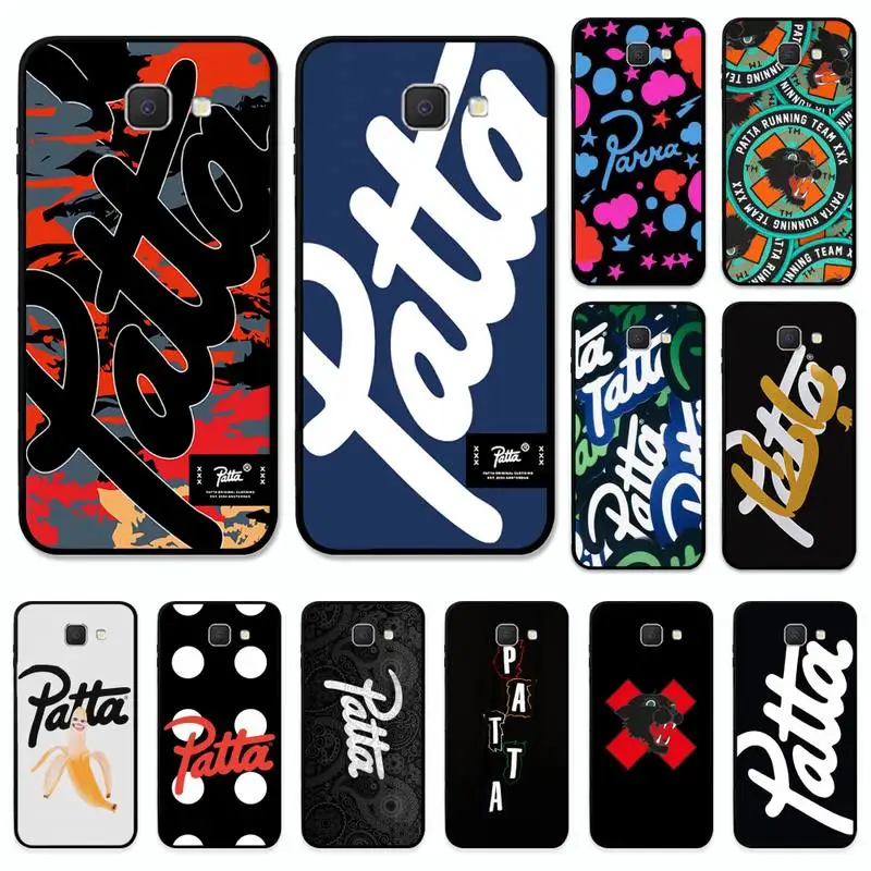 

Fashion P-patta Phone Case for Samsung J 2 3 4 5 6 7 8 prime plus 2018 2017 2016 core cover