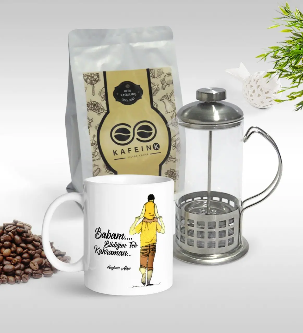 

Персонализированные знать и других супергероев кружка & Французский Пресс & 250gr фильтр Кофе подарок Seti-1