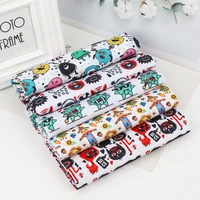 polyester cotton fabric printed cloth sheets diy dress supplies handmade bags materials home textile patchwork 45150cm 1pc