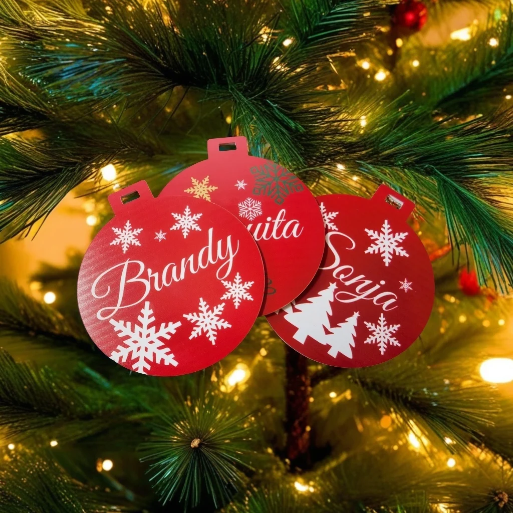 5/10/20/30 шт. рождественские елочные безделушки на заказ Рождественский