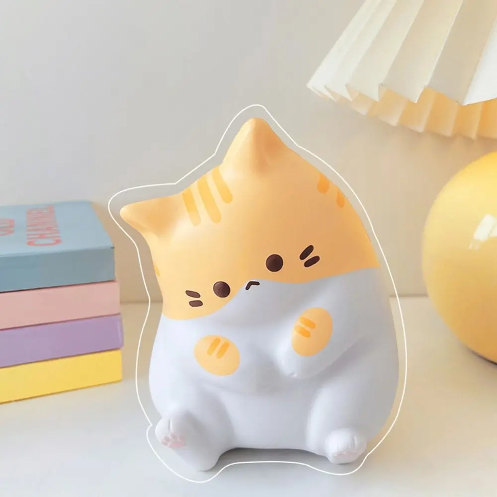 Фото Kawaii мультяшный кот, сжимаемые игрушки, плюшевая кукла с медленным отскоком, декомпрессионная кукла, снятие стресса, милая игрушка для беспокойства №4