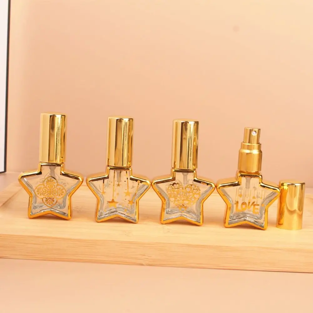 

Portable Travel Refillable Bottle 8ml Mini Star Shape Perfume Liquid Sprayer Luxury Women Cosmetic Container