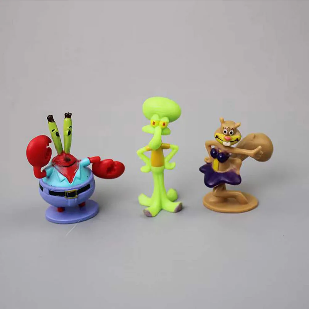 Набор игрушек для детей 3-6 штук фигурки Bobs Патрик звезда Юджин Соболь