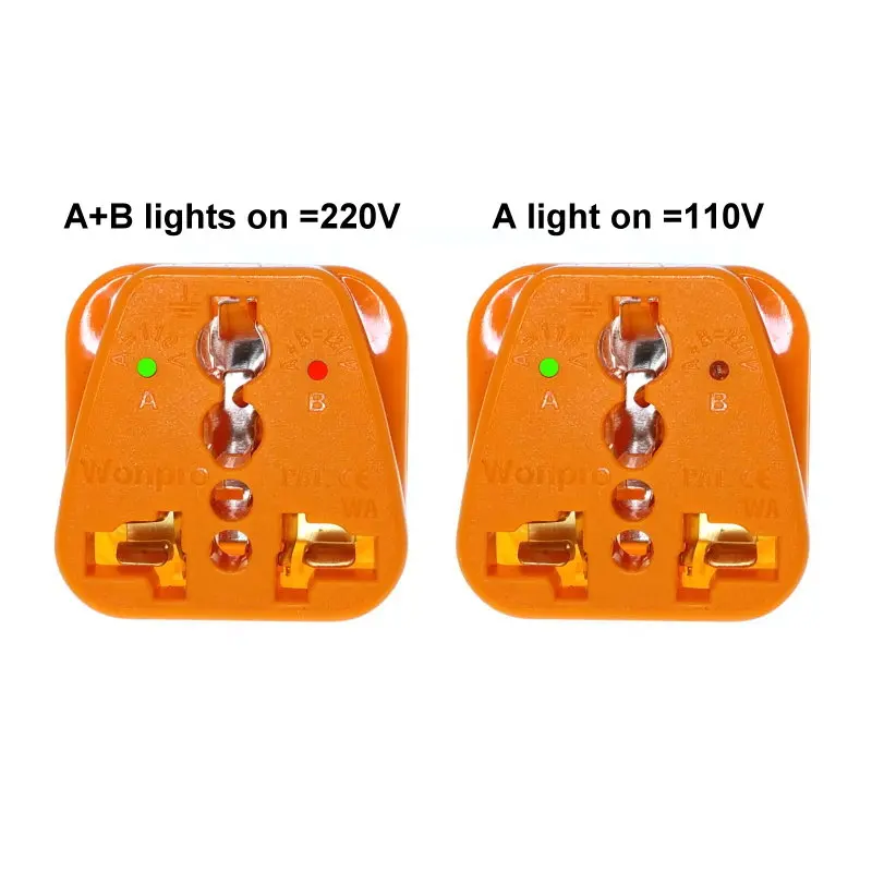 Лот 5 Wonpro Великобритания Сингапур Гонконг Малайзия Бруней ОАЭ адаптер