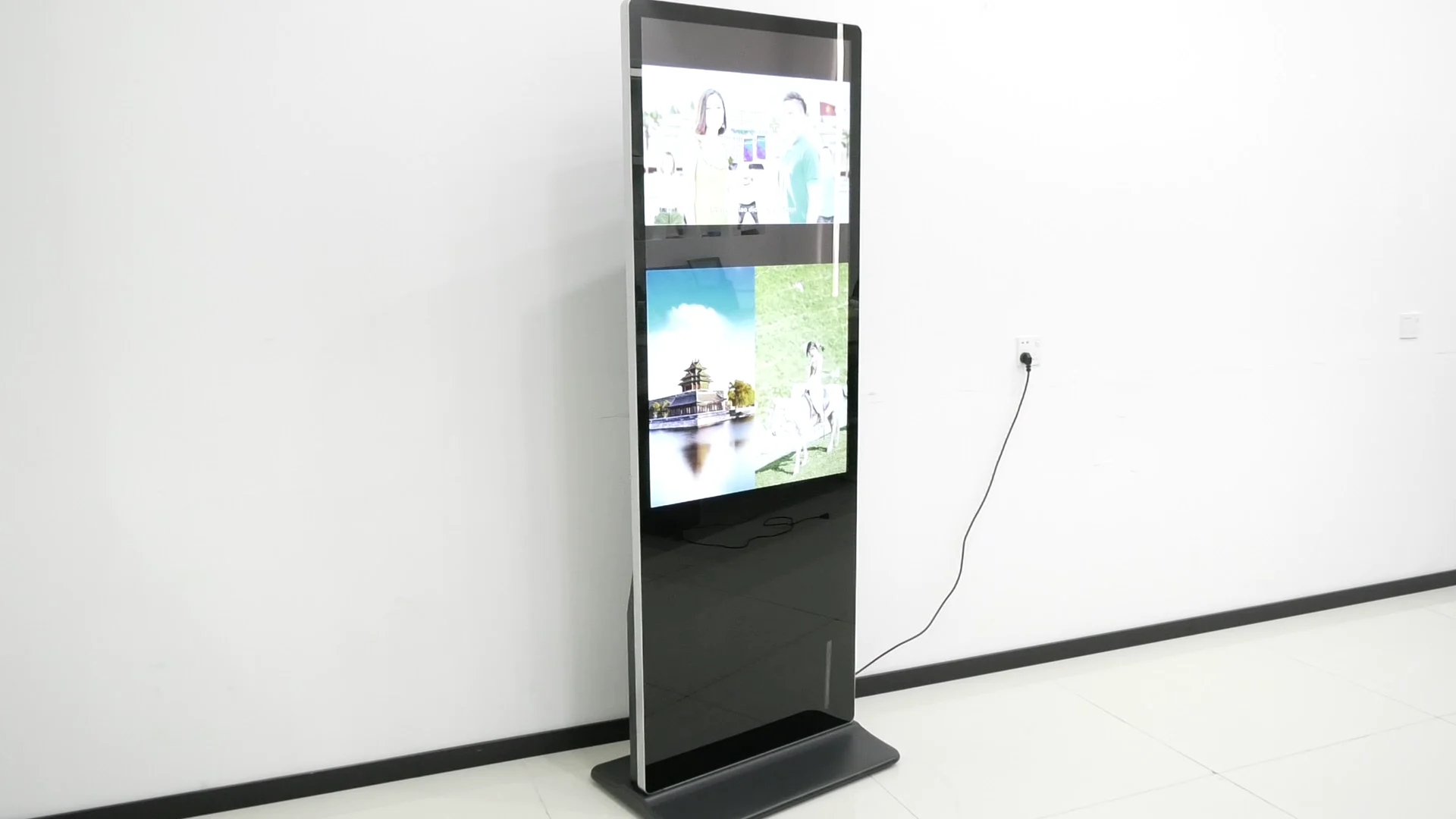 

New Design Floor Standing Vertical Media Player LCD Advertising Display Monitors