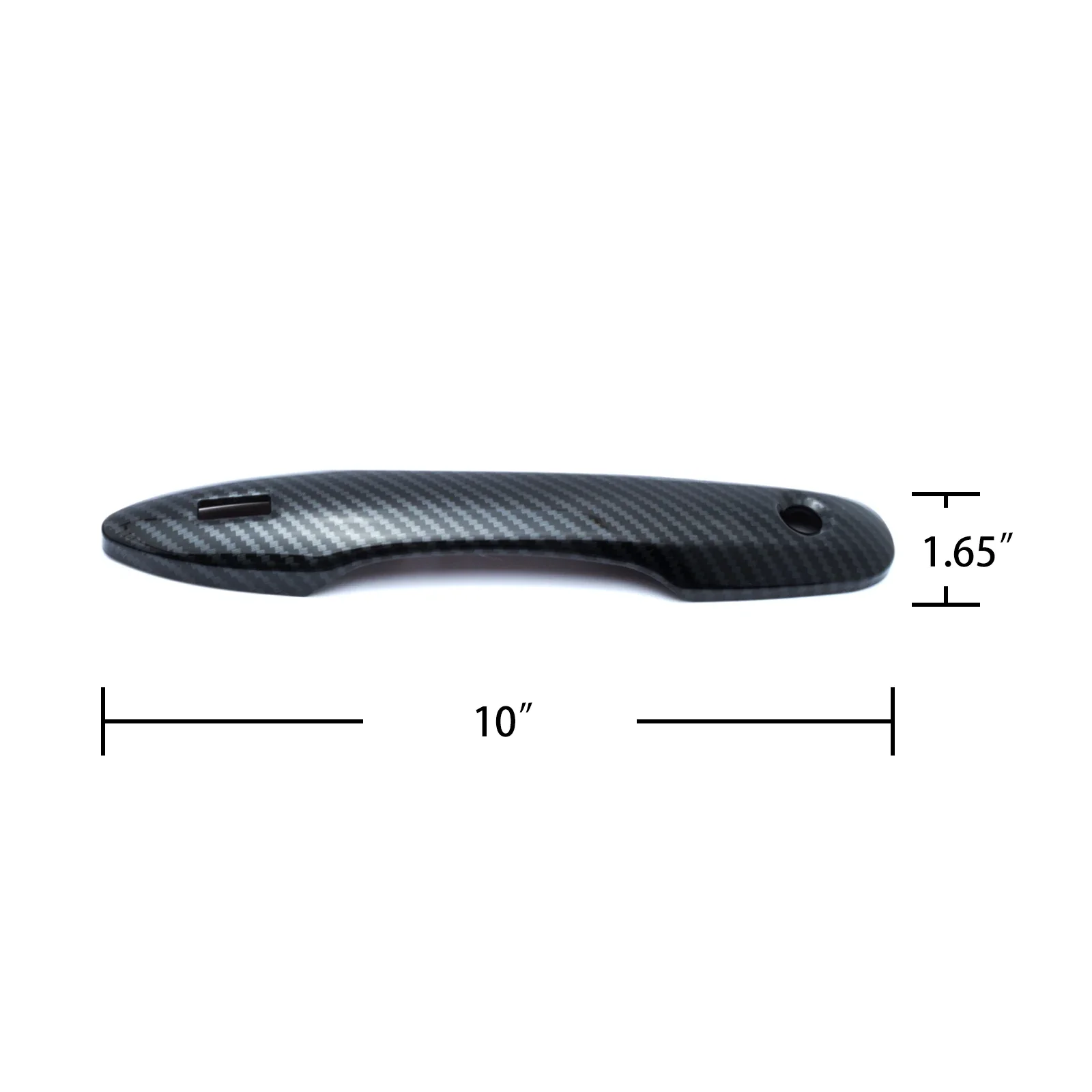 Узор из углеродного волокна внешняя дверная ручка накладка умная замочная