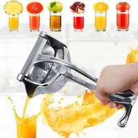 manual juice squeezer portable aluminum alloy hand pressure juicer pomegranate orange lemon sugar cane juice fruit kitchen tool