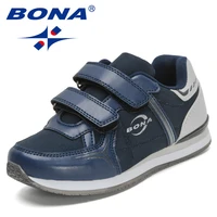 bona 2022 new designers sport shoes boys casual sneakers children lightweight running shoes girls jogging walking shoes child