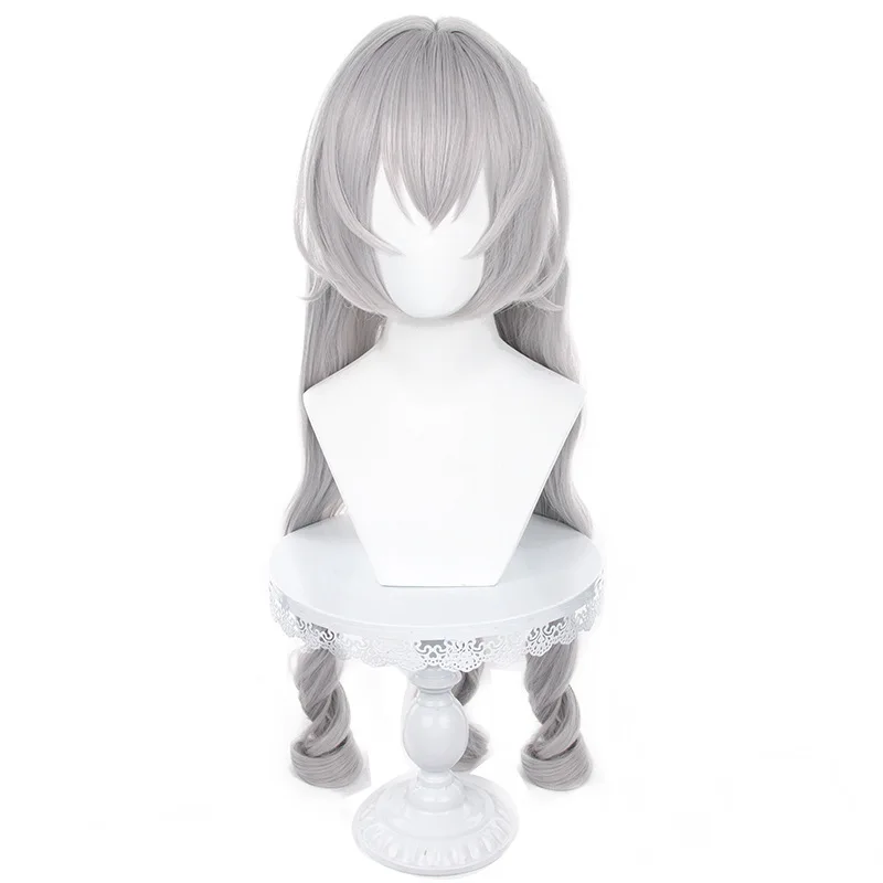 Game Honkai: Star Rail Bronya Rand Cosplay Wig Roman Roll Lo