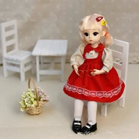 new 16 bjd girl 30cm doll toy 3d artificial eyes 13 joint movable fashion suit dress up boy doll girl play house toy gift