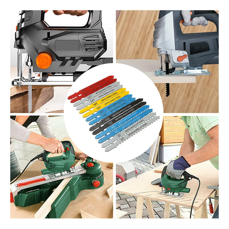 14 шт./набор набор Т-образных лезвий для ручной пилы