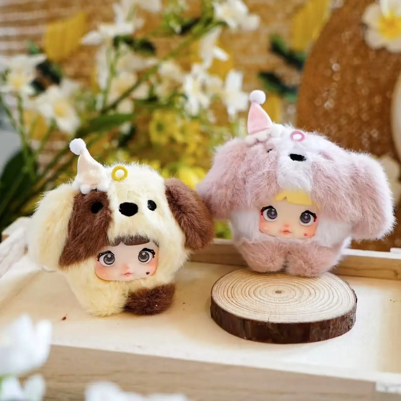 NOMMI клейкая серия Mi Bao Adoption Cottage Trend плюшевая кукла слепая коробка милый виниловый