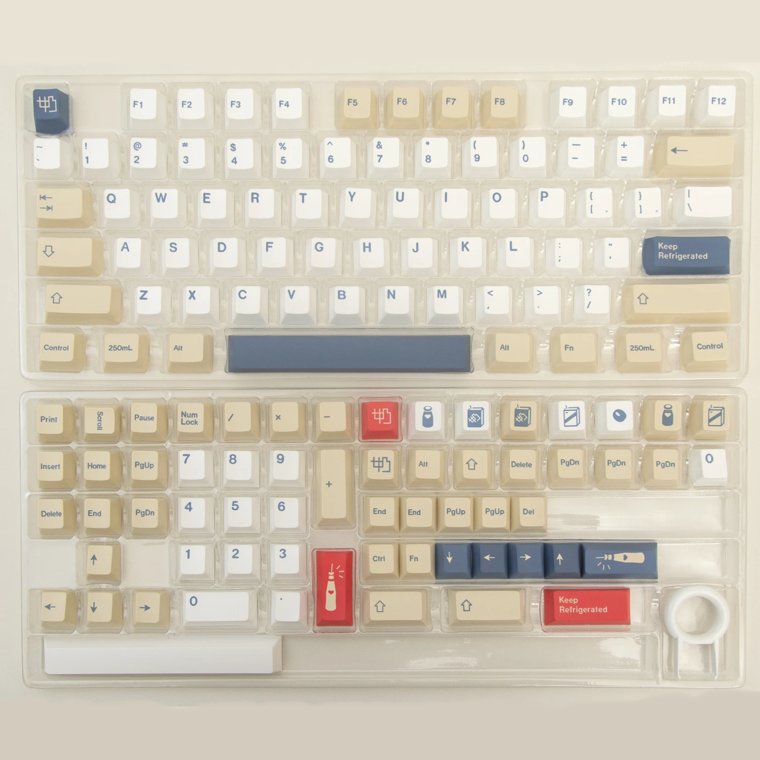 Клавиши GMK соевое молоко тема 135 колпачки для клавиш PBT краситель-SUB Cherry профиль