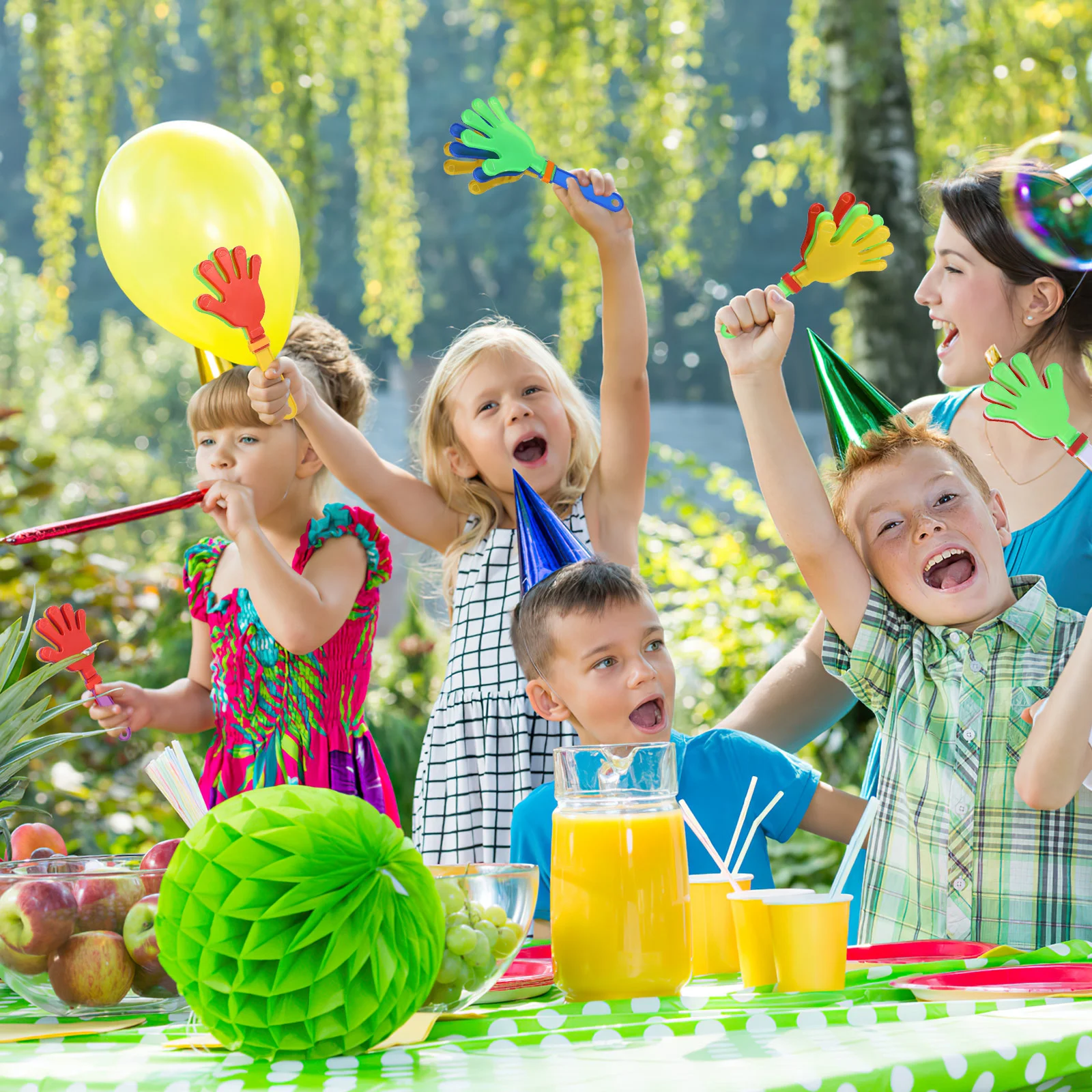 20 шт. аксессуары для вечеринок реквизит изготовления Plam хлопающее устройство