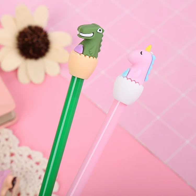 

1Pcs Cartoon Stationery Cute Kawaii Dinosaur Boy Gel Pen School Office Supply Handle Novel Creative Sweet Pretty Lovely