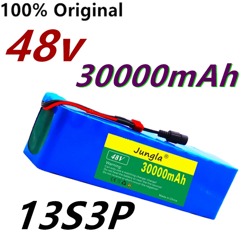 

Оригинальный аккумулятор 48 в 30 Ач 1000 Вт 13S3P 18650 MH1 54,6 в аккумулятор для электровелосипеда скутера с разрядом 25 А BMS