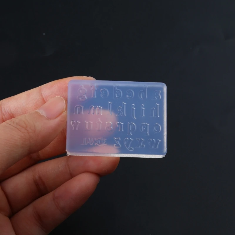 Y1UB мини-буквы и цифры 3D украшения для ногтей УФ-кристаллическая эпоксидная форма