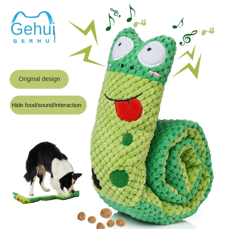 

New Dog Toy Sounding Plush Molar Bite Resistant Dog Toy Self Hi Pet Products