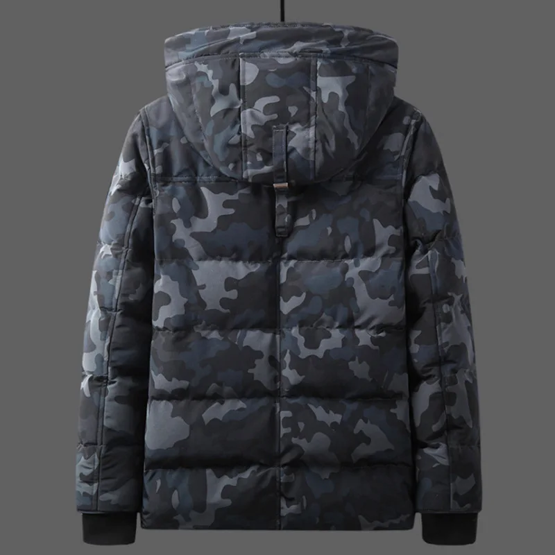 Winter Men's jacket Thicken Camouflage Parkas Cotton-padded Hooded Jackets Warm Military Tactical Windbreak Jacket  high quality
