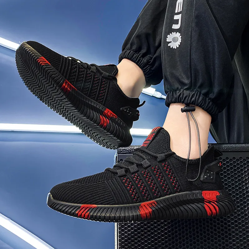 New Outdoor Sport Men Shoes Lightweight Running Sneakers for Men Comfortable Walking Tenis Shoes Male Fitness Athletic Sneakers