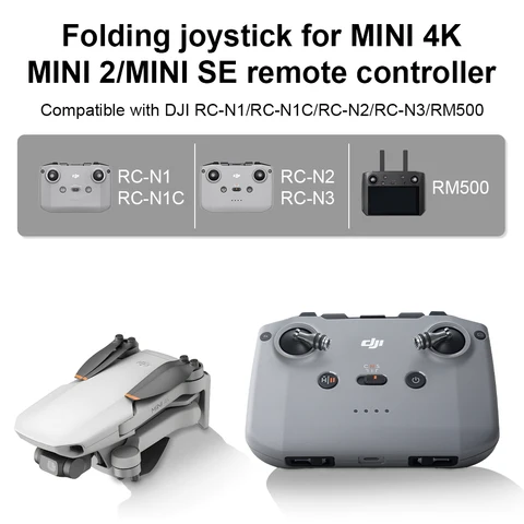 Джойстики с дистанционным управлением для DJI Mini 4K/Mini2/Mini SE/Mavic Pro/DJI Air 3S/Mini4 Pro/Flip/Neo аксессуары для дронов-качалок с большим пальцем