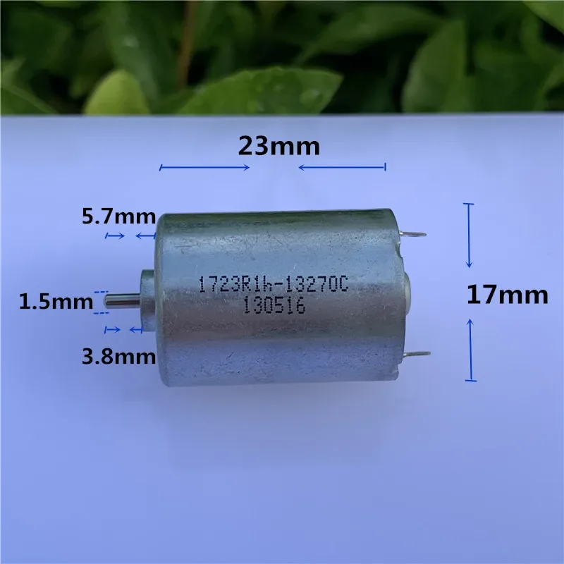Micro 130 щеточный двигатель из драгоценного металла постоянного тока 3 В 7 5 6 6350