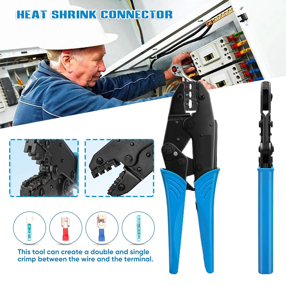 

Heat Shrink Connector Crimping Tools Crimping Pliers Ratchet Crimpers Crimping Tools