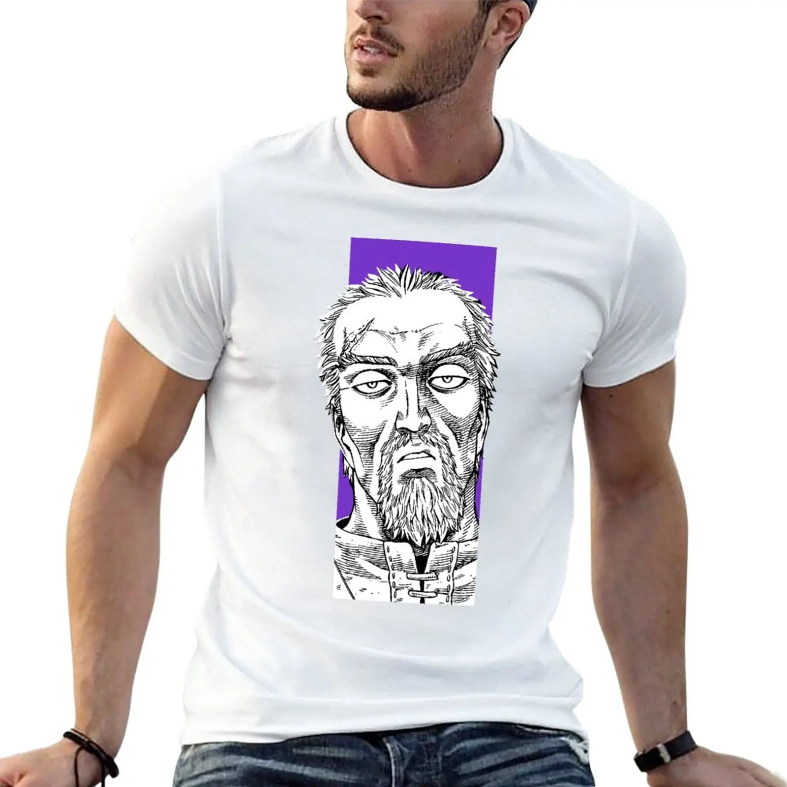 Футболка Askeladd Vinland одежда для хиппи быстросохнущие милые мужские топы