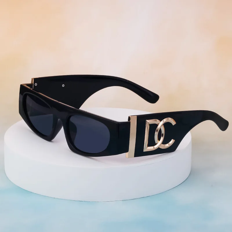 Vintage Cat Eye Sunglasses Women Men Luxury Brand Designer New Fashion Flat Top Goggle Driving Sun Glasses For Female Male