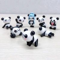 jy 24pcs 8pcsset panda pvc mini ornaments home decorative accessories 2 7 4 6cm wj02