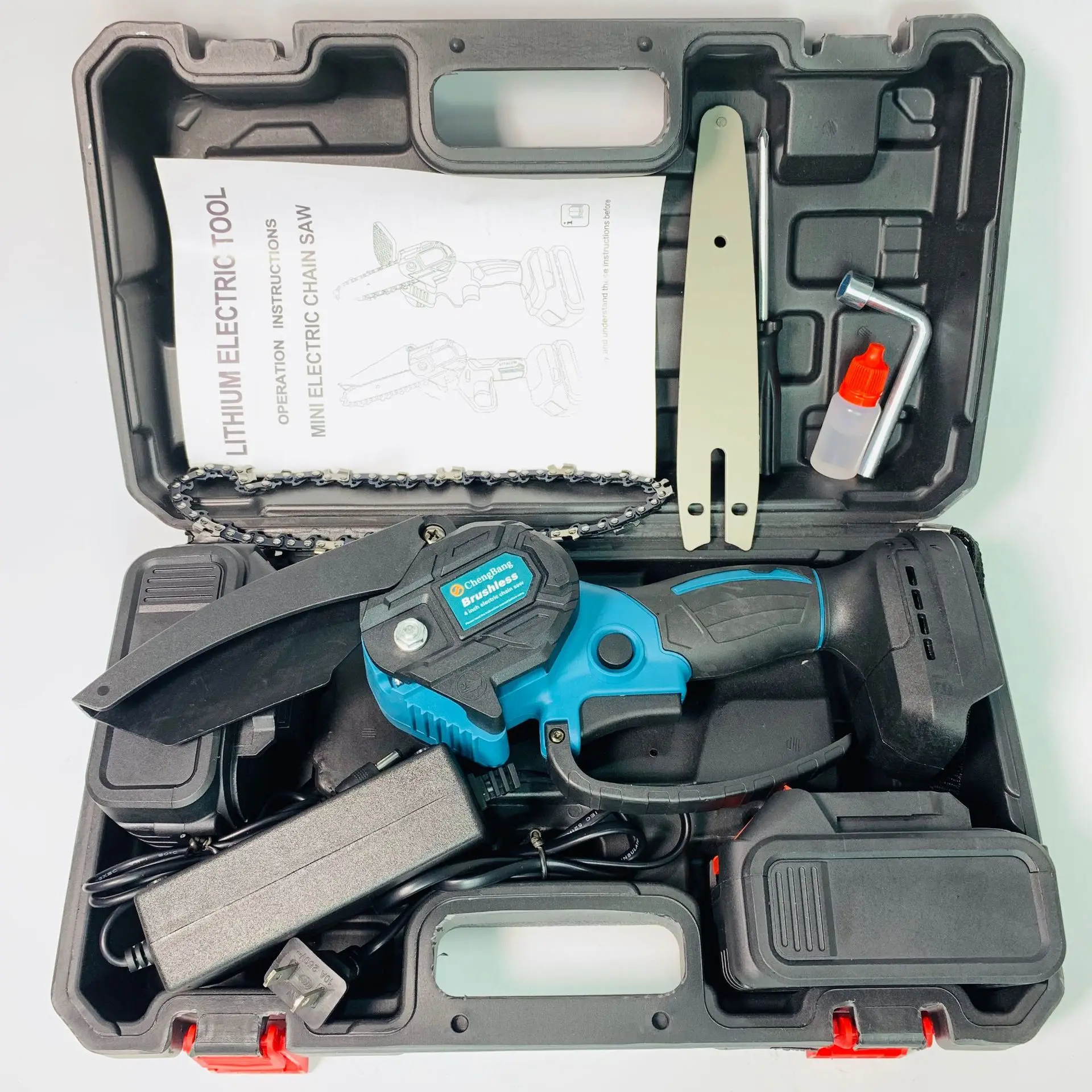 

Lithium brushless electric mini saw 6 inch 03 rechargeable small outdoor radio chain saws